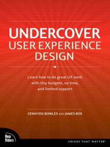 Undercover User Experience Design Front Cover